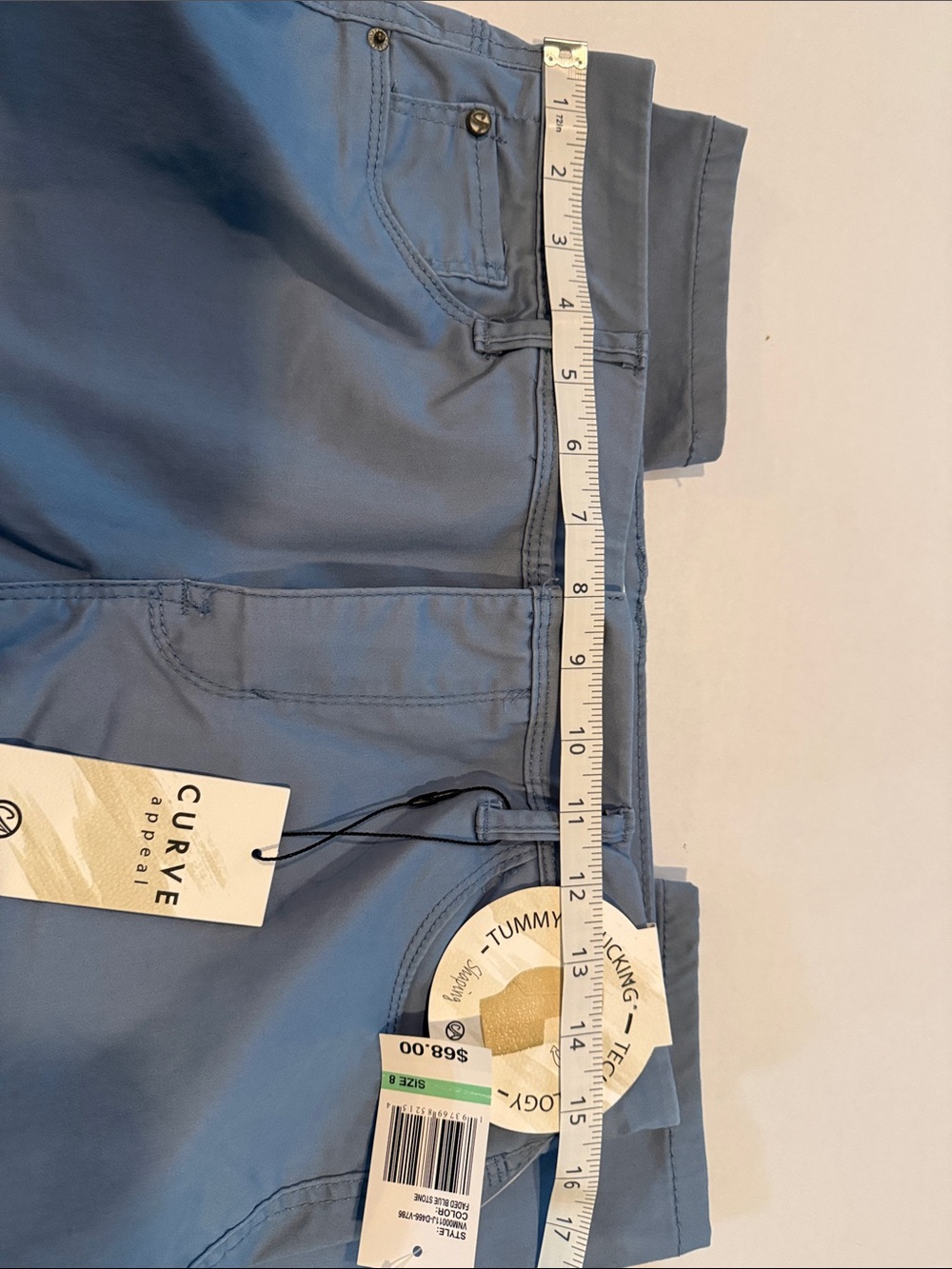 Curve Appeal Tummy Tucking Technology Stretch Pants — Slate Blue - Picture 4 of 8